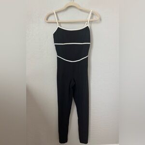 L*Space Black Jumpsuit with White Trim